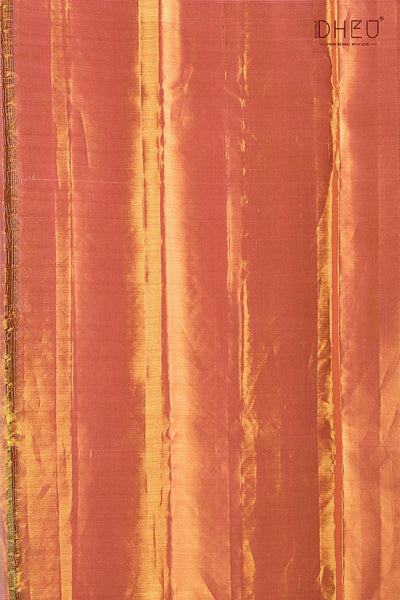 Pure Silk Kanchipuram Brocade Saree (With Silk Mark Certified)