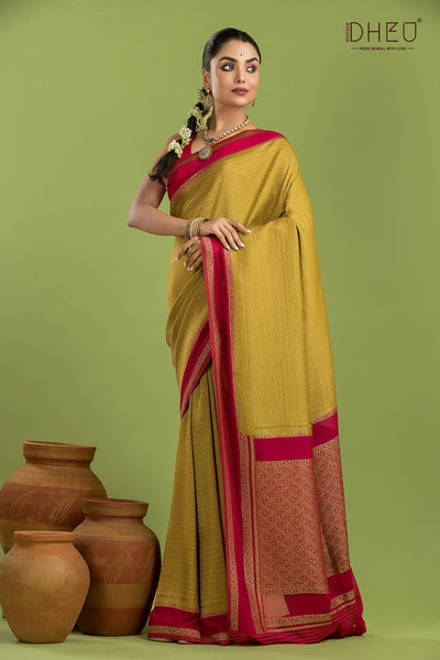 Designer Khaddi Silk Saree