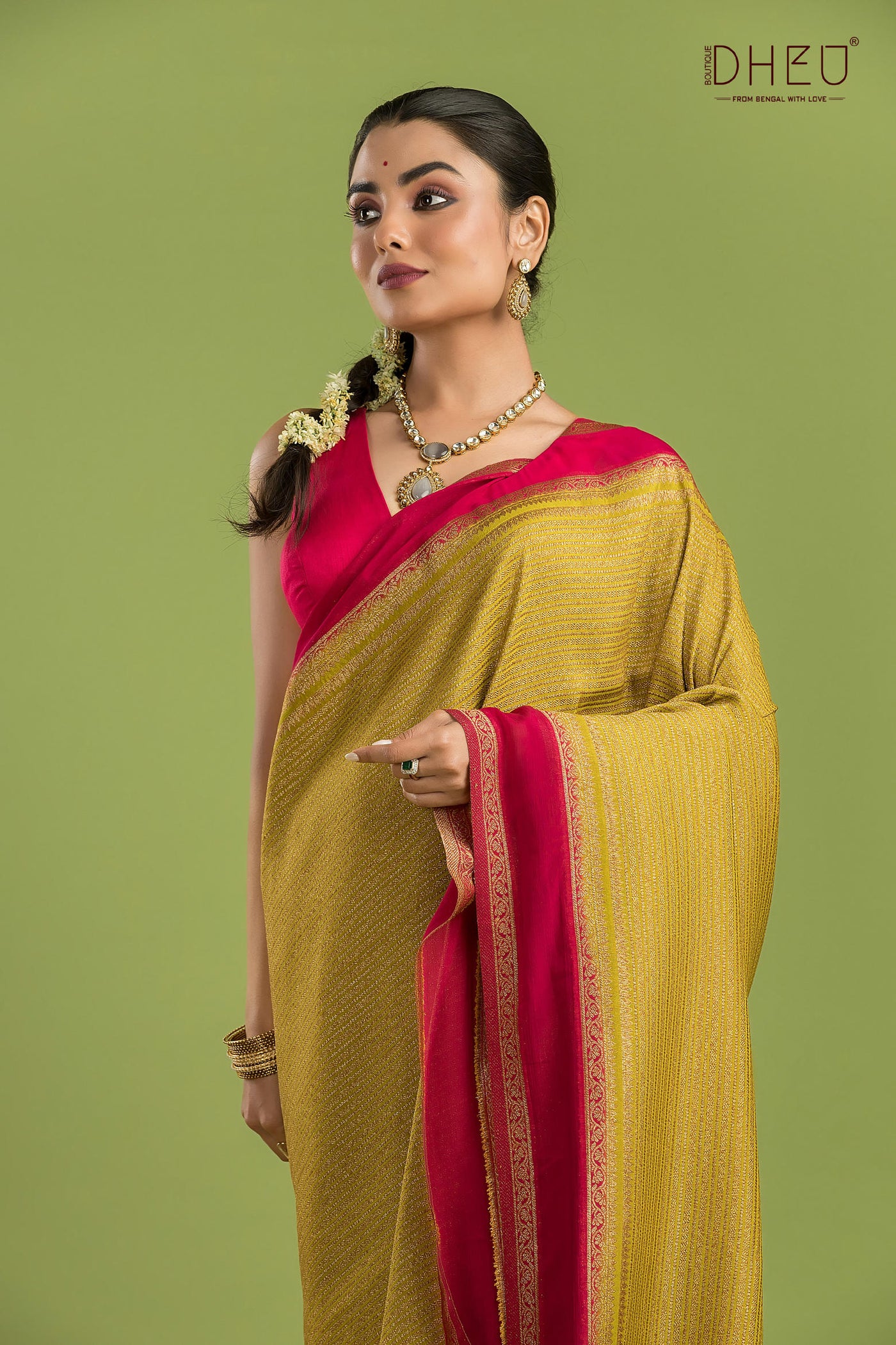 Designer Khaddi Silk Saree