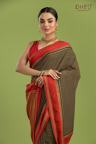 Designer Khaddi Silk Saree