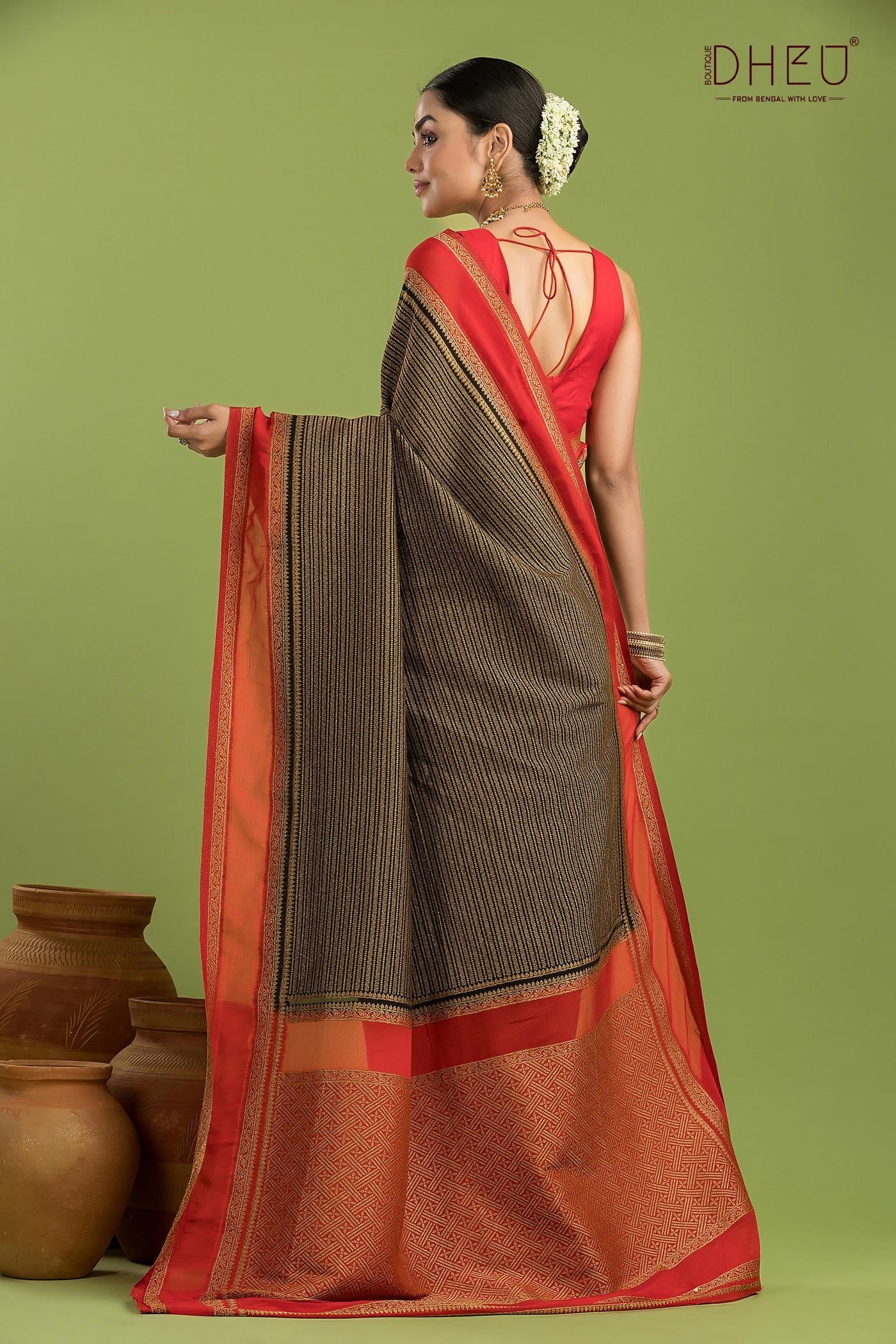 Designer Khaddi Silk Saree