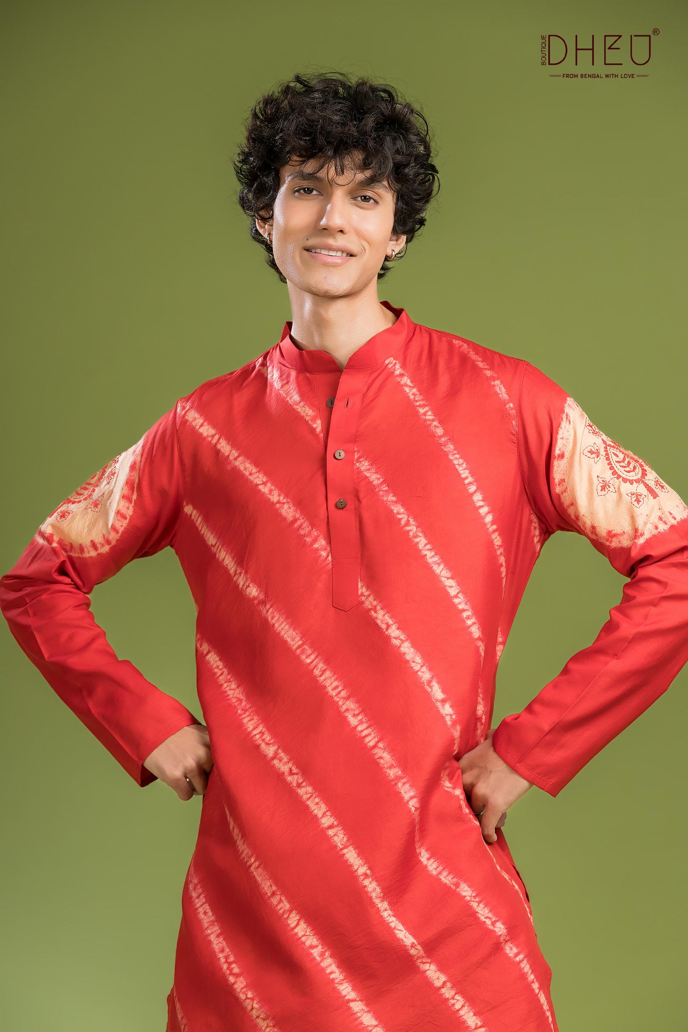 Pure Silk Designer Kurta & Dhoti(Optional) Set
