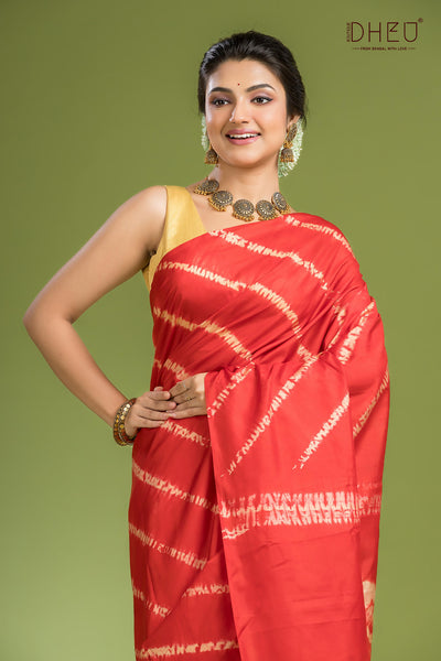 Exclusive Pure Silk Saree, Kurta & Dhoti(Optional) Couple Set