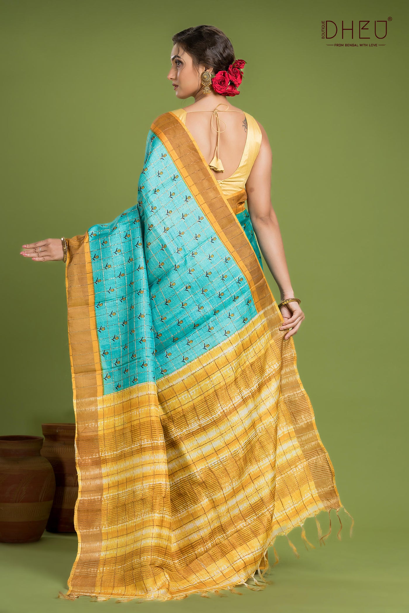 Exclusive Tussar Silk Saree (Silk Mark Certified)