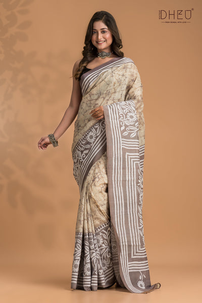 pure silk with silk marked  & hand embroidery saree at lowest price only at dheu.in