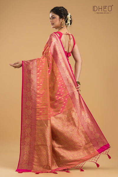 Exclusive Buta Patti Silk Saree