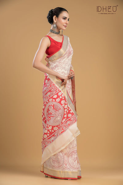 Exclusive Printed Cotton Saree