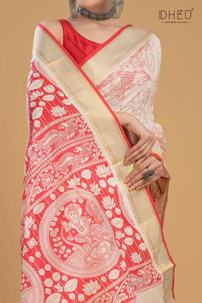 Exclusive Printed Cotton Saree