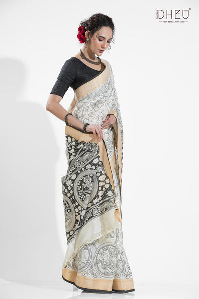 Exclusive Printed Cotton Saree