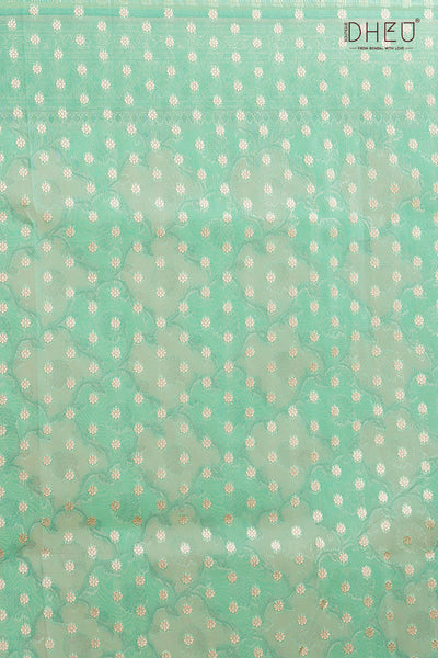 Designer Minakari Muslin Saree