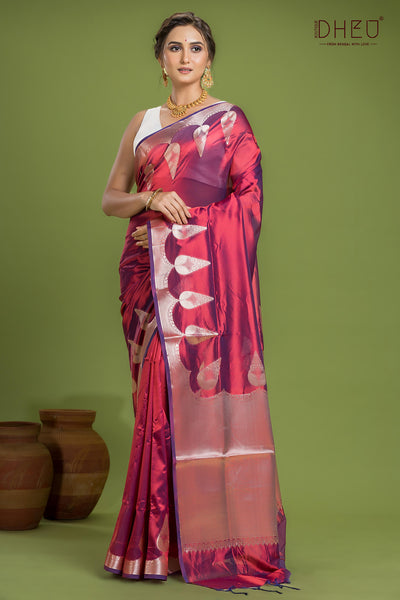 Designer Munga Silk Saree