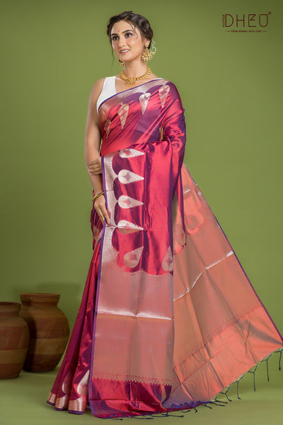Designer Munga Silk Saree