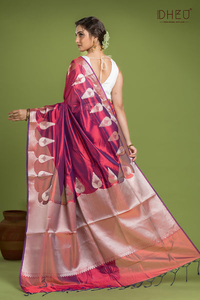 Designer Munga Silk Saree