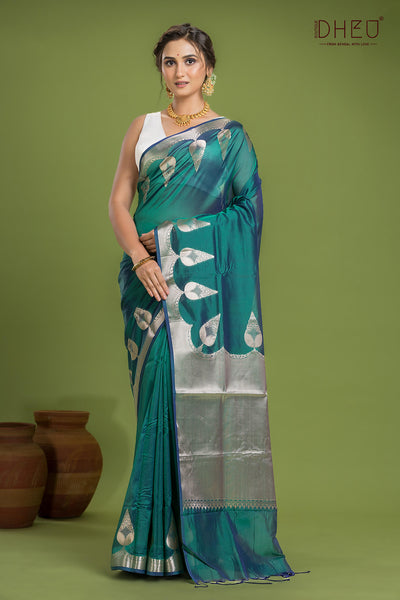 Designer Munga Silk Saree