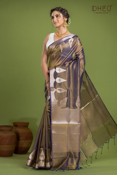 Designer Munga Silk Saree