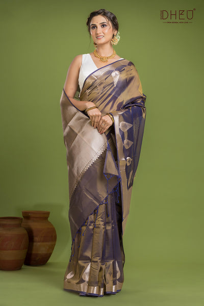 Designer Munga Silk Saree
