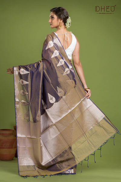 Designer Munga Silk Saree