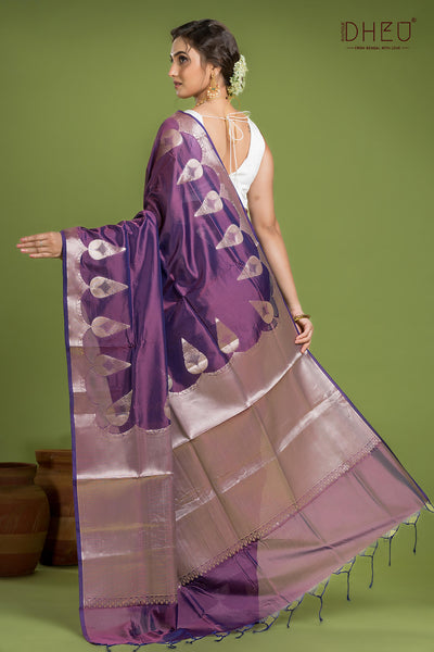 Designer Munga Silk Saree
