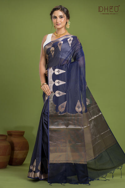 Designer Munga Silk Saree