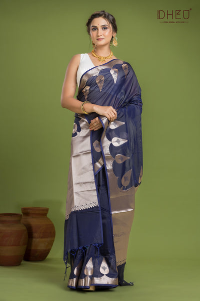 Designer Munga Silk Saree