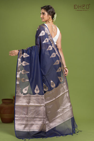Designer Munga Silk Saree
