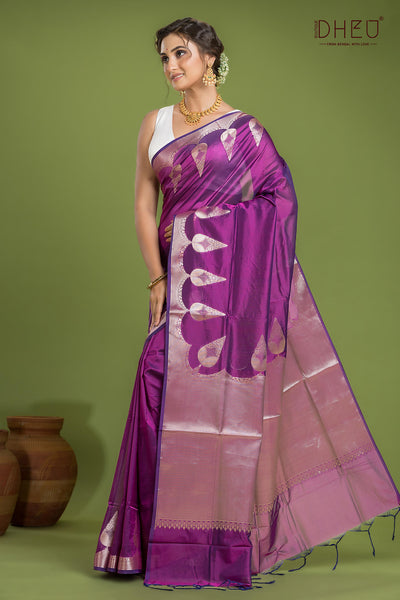 Designer Munga Silk Saree