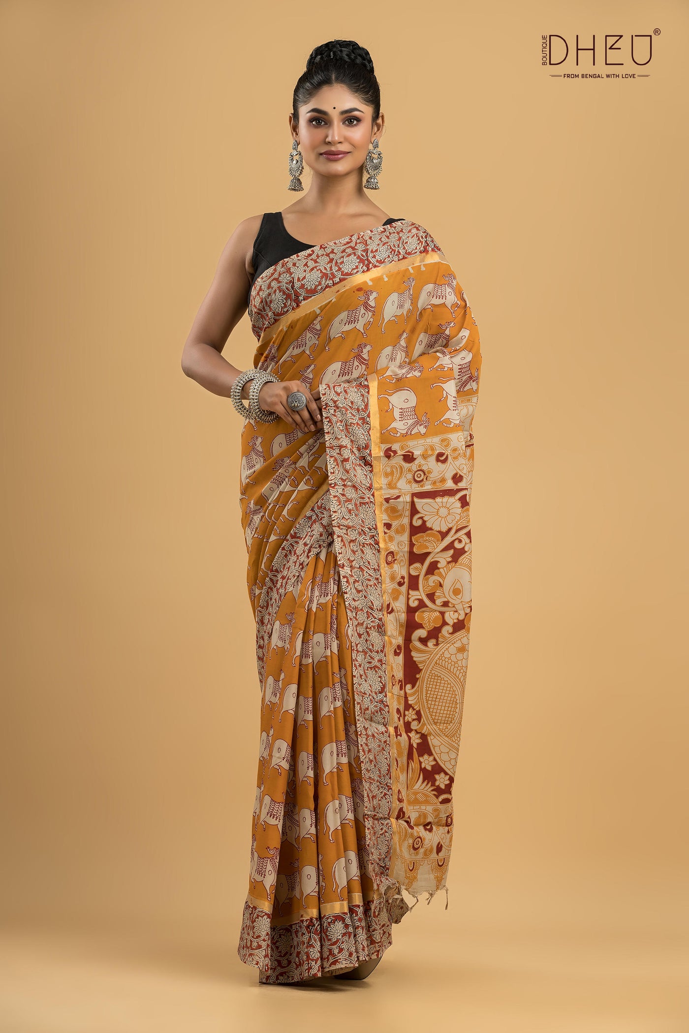 Exclusive Kalamkari Cotton Silk Saree