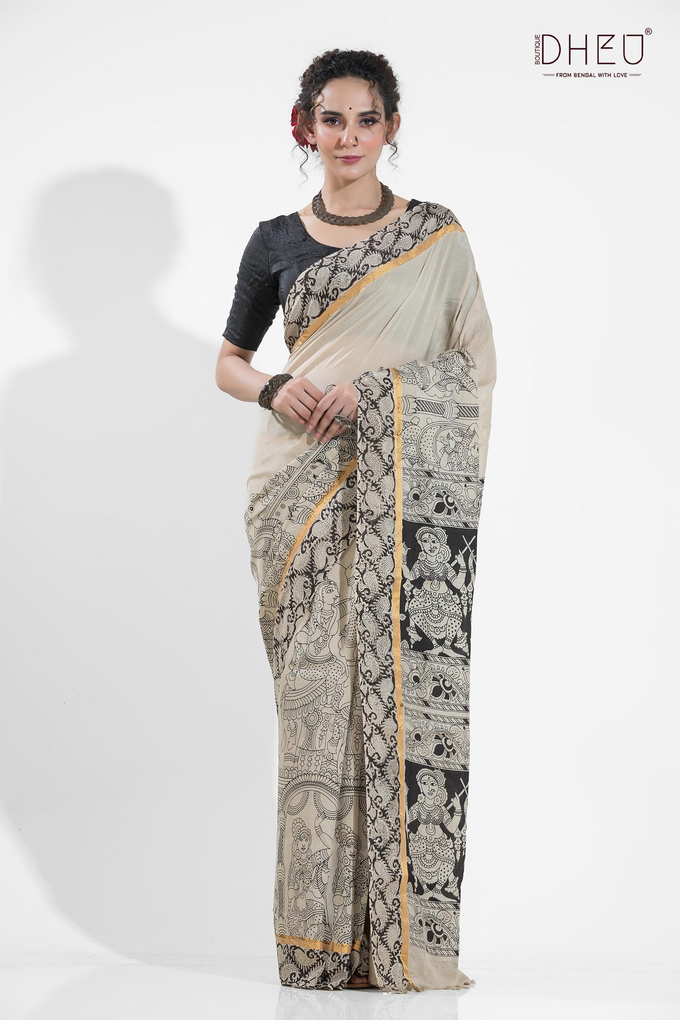 Exclusive Kalamkari Cotton Silk Saree