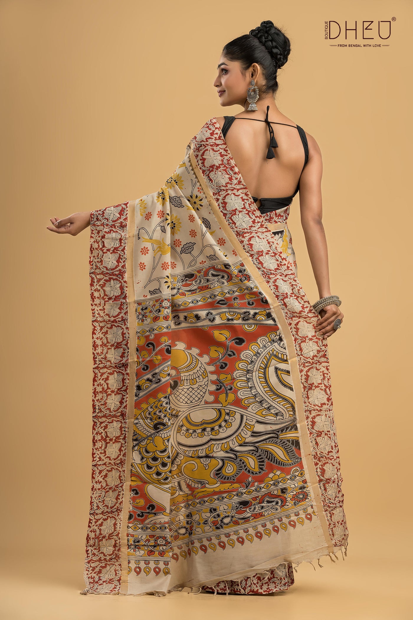 Exclusive Kalamkari Cotton Silk Saree