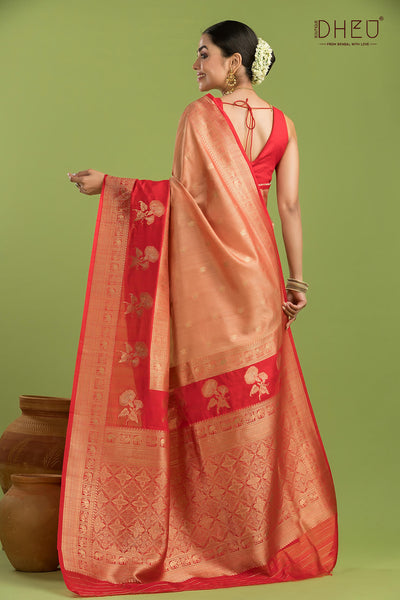 Designer Muga Silk Saree