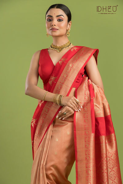 Designer Muga Silk Saree