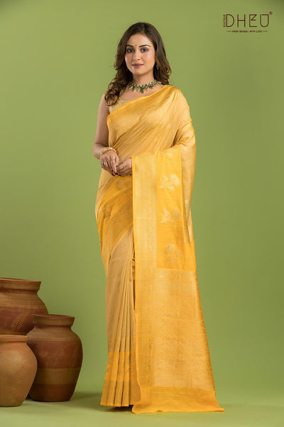 Designer Muga Silk Saree