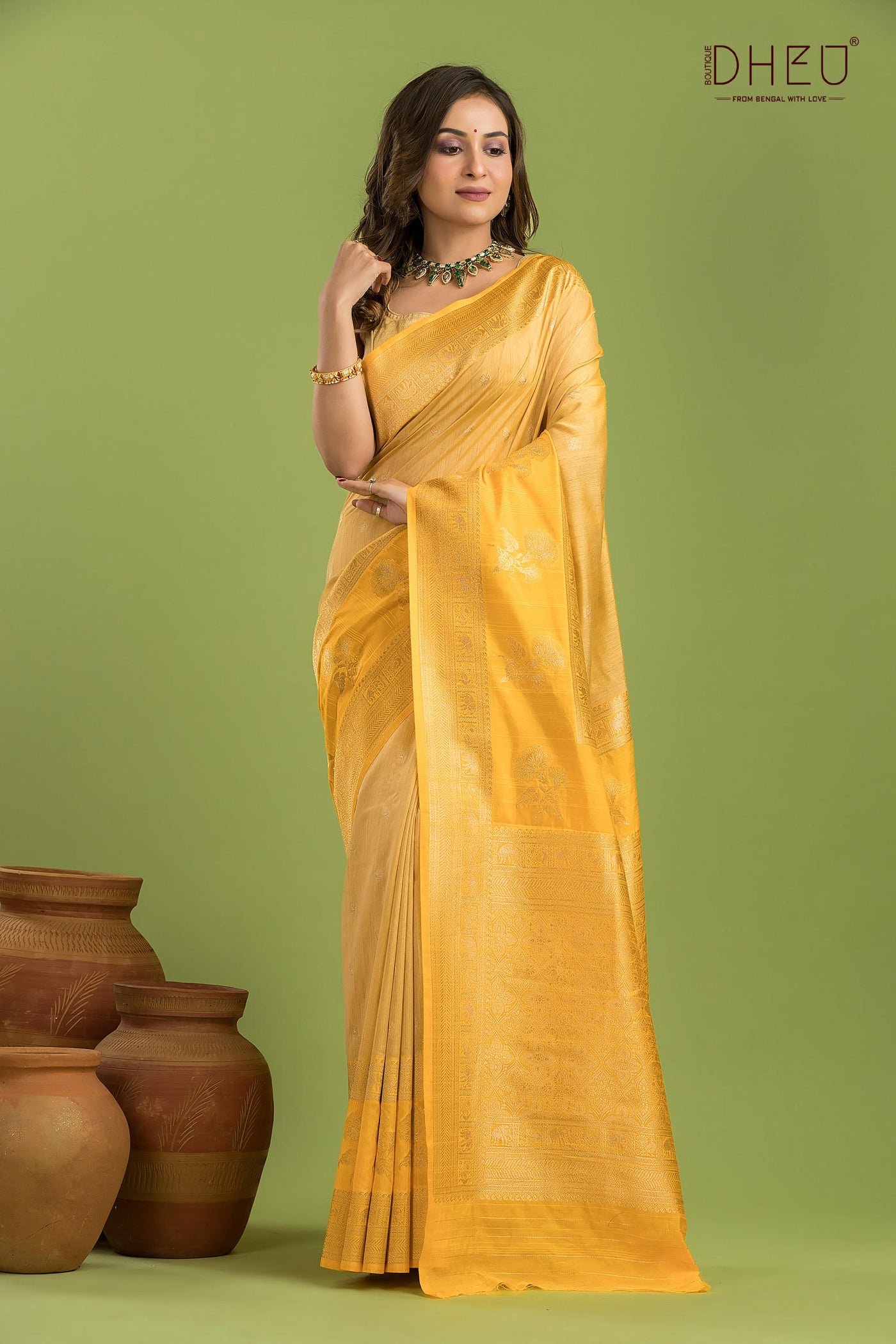 Designer Muga Silk Saree