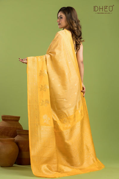 Designer Muga Silk Saree