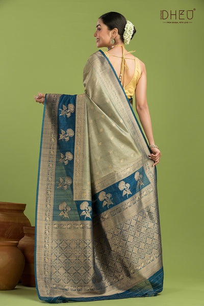Designer Muga Silk Saree