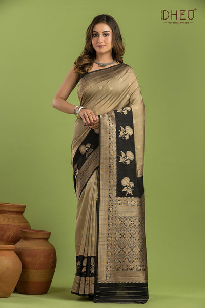 Designer Muga Silk Saree