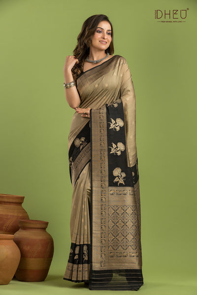 Designer Muga Silk Saree