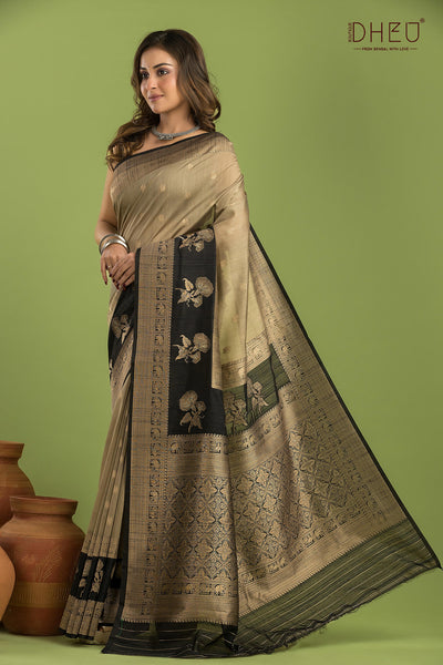 Designer Muga Silk Saree