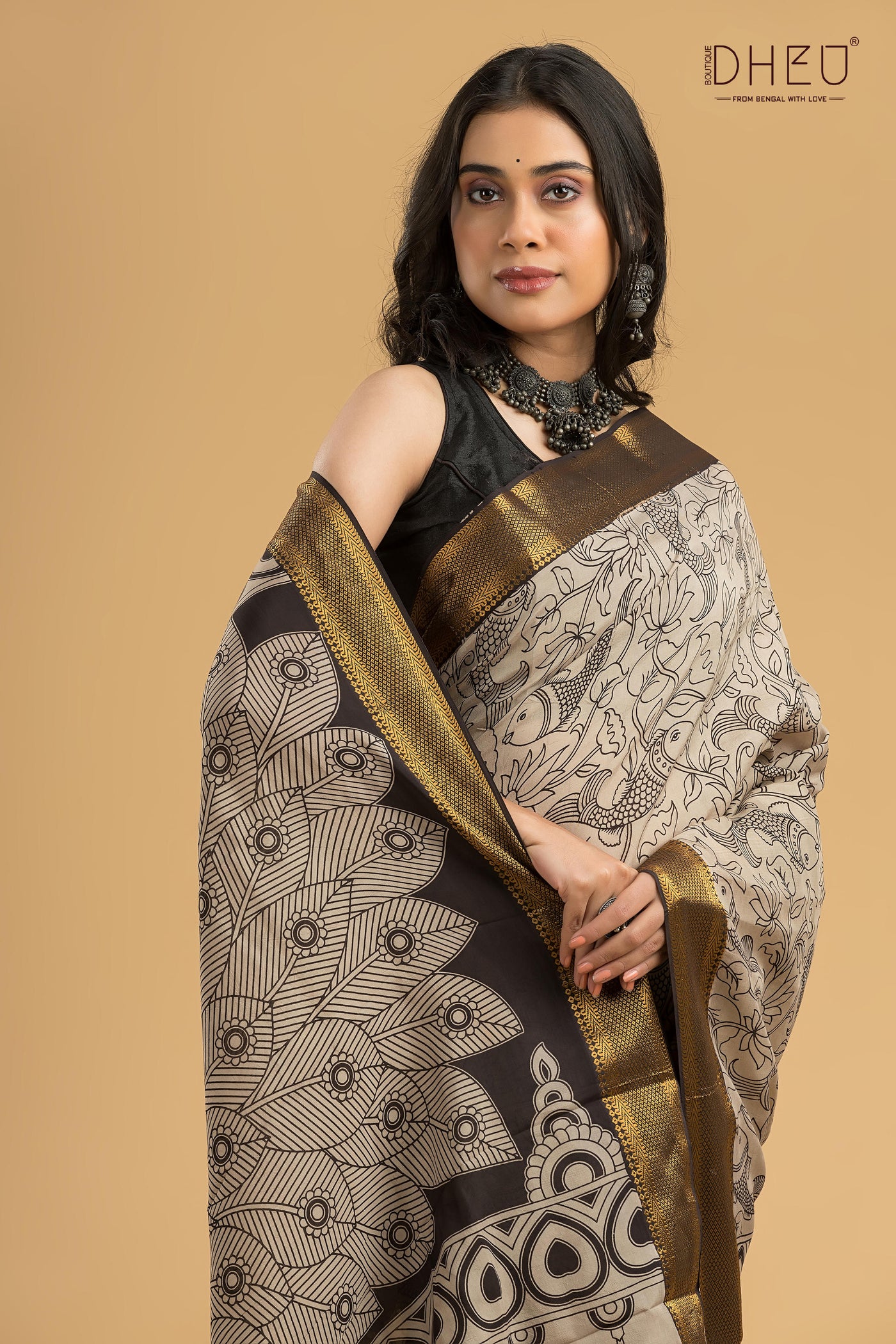 Exclusive Kalamkari Cotton Silk Saree
