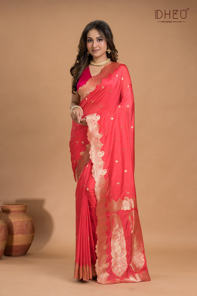 Designer Khaddi Silk Saree