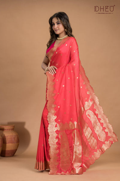 Designer Khaddi Silk Saree