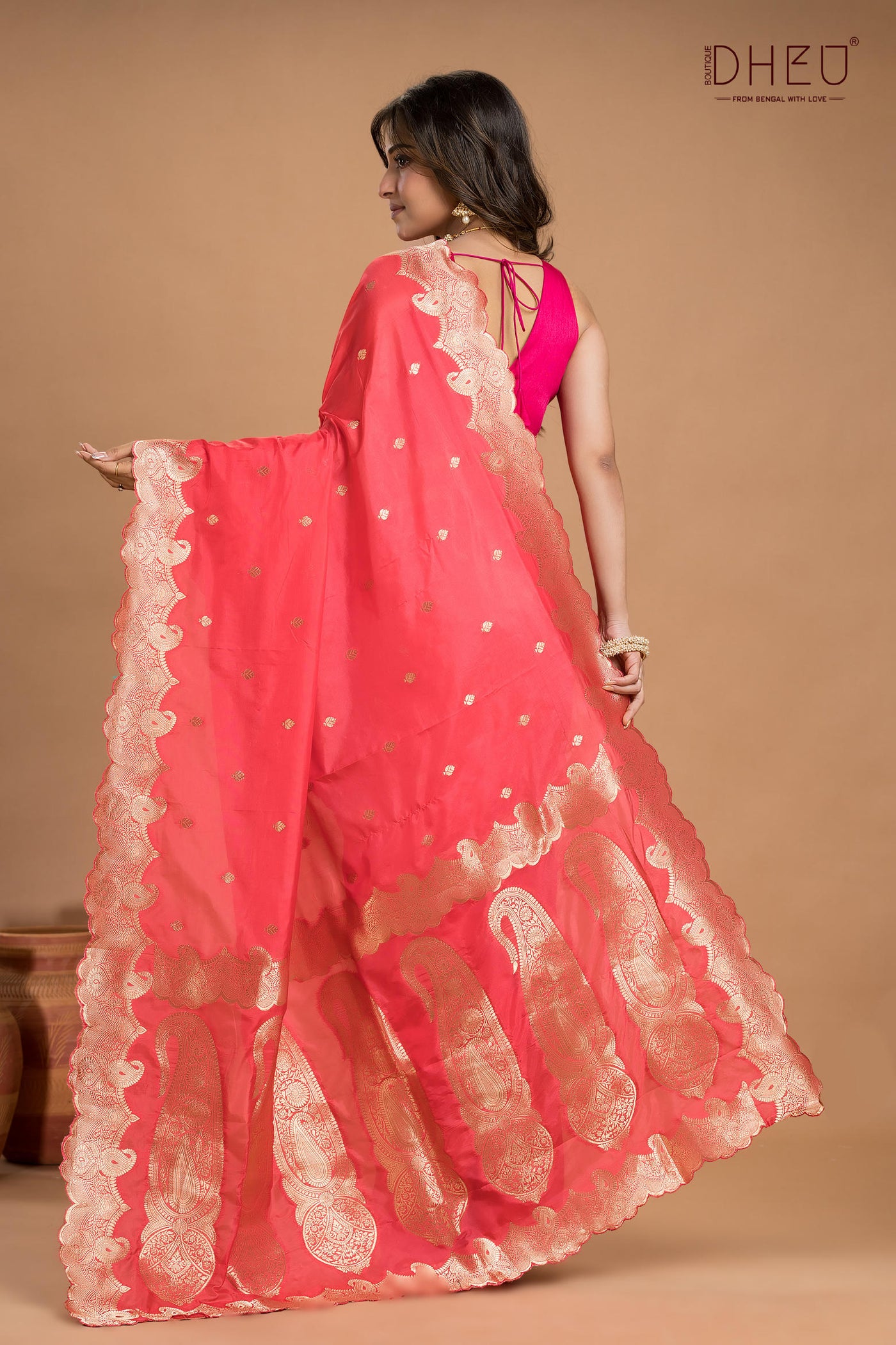 Designer Khaddi Silk Saree