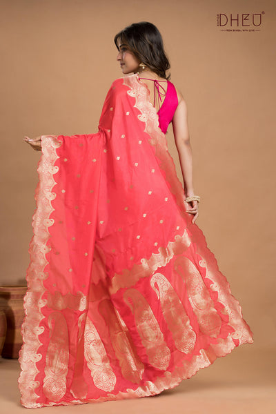 Designer Khaddi Silk Saree