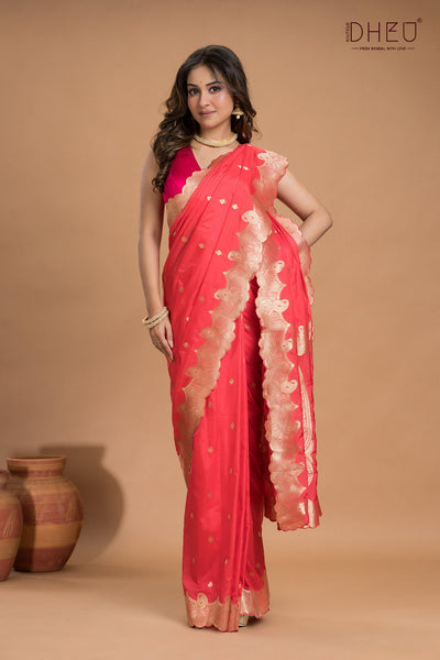 Designer Khaddi Silk Saree