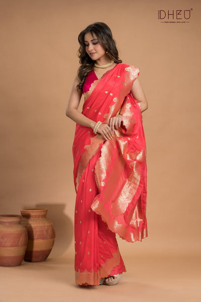 Designer Khaddi Silk Saree