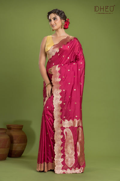 Designer Khaddi Silk Saree