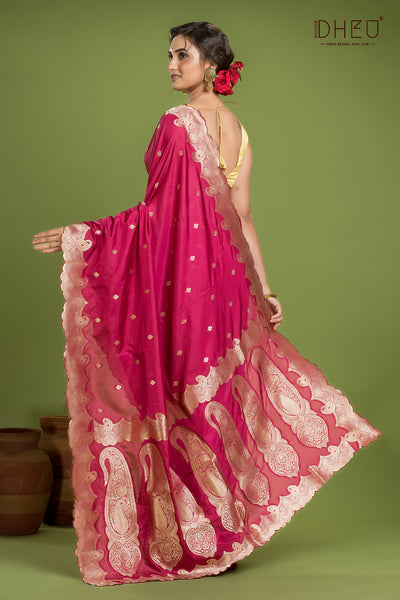 Designer Khaddi Silk Saree