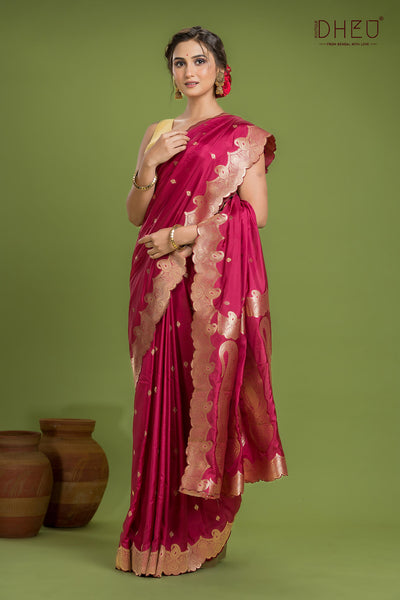 Designer Khaddi Silk Saree