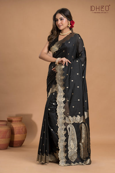 Designer Khaddi Silk Saree