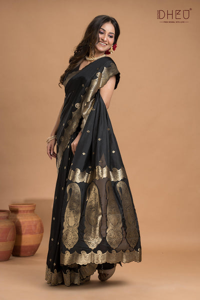 Designer Khaddi Silk Saree